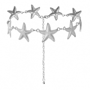 Bauchkettchen Starfish Silver