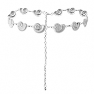 Bauchkettchen Shells Silver