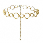 Bauchkettchen Double Ring Gold