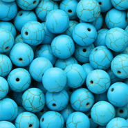Keramik Perlen 12&nbsp;mm Blue