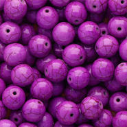 Keramik Perlen 12&nbsp;mm Purple
