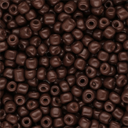 Rocailles Perlen Glas 6/0 (4 mm) Dark brown
