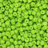 Rocailles Perlen Glas 6/0 (4 mm) Lime green