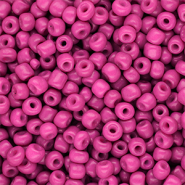 Rocailles Perlen Glas 6/0 (4 mm) Hot pink