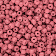 Rocailles Perlen Glas 6/0 (4 mm) Salmon pink