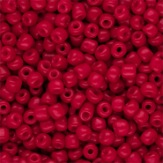 Rocailles Perlen Glas 6/0 (4 mm) Red