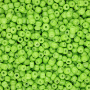 Rocailles Perlen Glas 8/0 (3 mm) Lime green