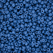 Rocailles Perlen Glas 8/0 (3 mm) Blue