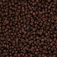 Rocailles Perlen Glas 12/0 (2 mm) Dark brown