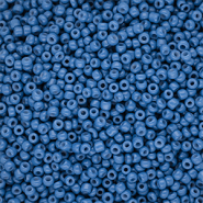 Rocailles Perlen Glas 12/0 (2 mm) Blue