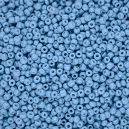 Rocailles Perlen Glas 12/0 (2 mm) Light blue