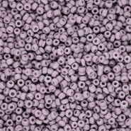 Rocailles Perlen Glas 12/0 (2 mm) Dusty mauve purple