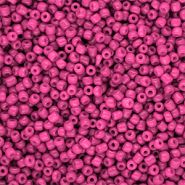 Rocailles Perlen Glas 12/0 (2 mm) Hot pink
