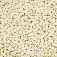 Rocailles Perlen Glas 12/0 (2 mm) Off white