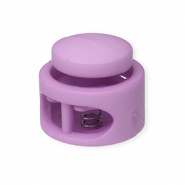 Farbiges Zubeh&ouml;r Kordelstopper Round Lilac