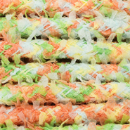 Musthave Paracord 8 mm Green-coral orange-yellow-white