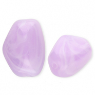 Perlen aus Acryl Rectangle Lilac-marble
