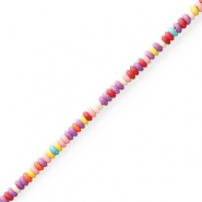 Keramik Perlen Rondelle Multicolour