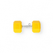 Statement-Anh&auml;nger Dumbell "10kg" Dark yellow-silver