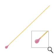 BY31&reg; Zubeh&ouml;r aus Stainless Steel - Rostfreiem Stahl Nietstifte with Ball 70 mm Gold-lavender purple