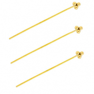 BY31&reg; Zubeh&ouml;r aus Stainless Steel - Rostfreiem Stahl Nietstifte with Spheres 35 mm Gold