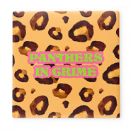 BY31&reg; Deko-Fliese "Panthers in crime" Light orange-brown-pink-neon green