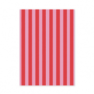 BY31&reg; Karten f&uuml;r Schmuck Straight Lines Red-pink