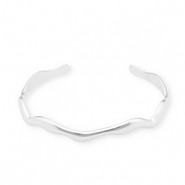 Stainless Steel - Rostfrei Stahl Armbänder Bangle Silver