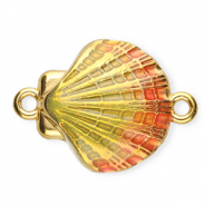 Zubehör aus Stainless Steel - Rostfreiem Stahl Zwischenstück Enamel Shell Gold-yellow-pink