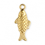 Anh&auml;nger aus Stainless Steel - Rostfreiem Stahl Fish Gold