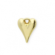 Anhänger Acryl Heart Gold
