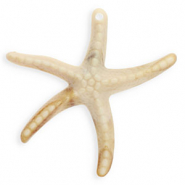 Anhänger Acryl Starfish Beige-brown