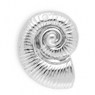 Anhänger Acryl Shell Silver