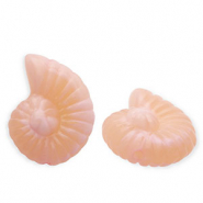 Perlen aus Acryl Shell Salmon pink