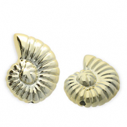 Perlen aus Acryl Shell Gold
