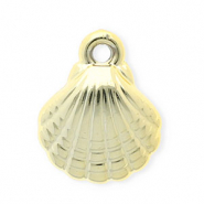 Anhänger Acryl Shell Gold