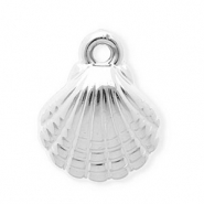 Anhänger Acryl Shell Silver
