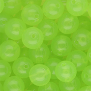 12 mm DQ® Perlen aus Acryl shiny Light green