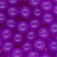 12 mm DQ® Perlen aus Acryl shiny Purple