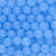 10 mm DQ® Perlen aus Acryl shiny Blue