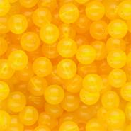 10 mm DQ® Perlen aus Acryl shiny Warm yellow
