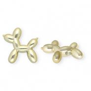 Perlen aus Acryl shiny Balloon Dog Gold
