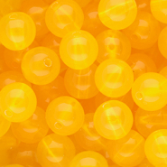 12 mm DQ® Perlen aus Acryl shiny Warm yellow