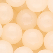 20 mm DQ® Perlen aus Acryl shiny Light peach