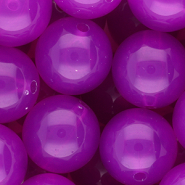 20 mm DQ® Perlen aus Acryl shiny Purple
