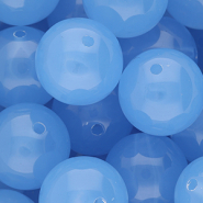 20 mm DQ® Perlen aus Acryl shiny Blue