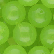 20 mm DQ® Perlen aus Acryl shiny Light green