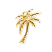 Anhänger aus Stainless Steel - Rostfreiem Stahl Palmtree Gold