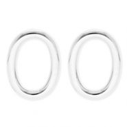 BY31&reg; Stainless Steel - Rostfrei Stahl Ohrringe / Ohrstecker Oval Silver