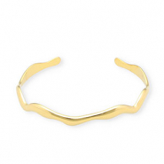 Stainless Steel - Rostfrei Stahl Armbänder Bangle Gold